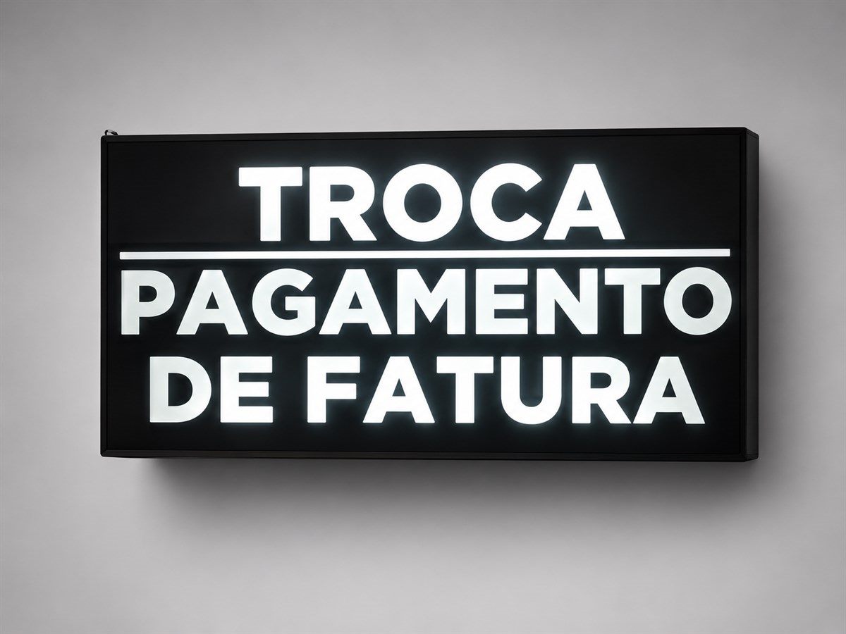 Placa luminosa produzida pela Alfa Print para agência